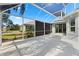 Exterior patio with view of backyard at 1044 Alcove Loop, The Villages, FL 32162