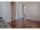 Hallway featuring views of the staircase and closet at 16126 Bristol Lake Cir, Orlando, FL 32828