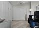 Bedroom with lots of closet storage and neutral tile floors for comfortable living at 1817 Orange Ct, The Villages, FL 32162