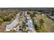 Aerial street view of single-Gathering homes in a quiet golf community at 26148 Glen Eagle Dr, Leesburg, FL 34748