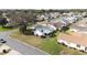 An aerial view of this light and bright single Gathering home in a quiet residential neighborhood at 901 Chula Ct, The Villages, FL 32159