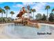 A fun splash pad with a water play structure, perfect for to cool off on hot days at 977 Timberview Rd, Clermont, FL 34715