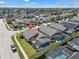 Aerial view of home showing its private pool and proximity to the surrounding neighborhood at 16739 Hidden Spring Dr, Clermont, FL 34714