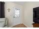 The foyer features a decorative glass door, neutral paint, and tile flooring at 17813 Se 95Th Ct, Summerfield, FL 34491