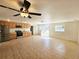 An open floor plan with updated kitchen appliances and ample space for entertaining at 301 Clark St, Maitland, FL 32751