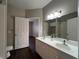 Bathroom with double sinks and a shower/tub combo at 3605 Conroy Rd # 535, Orlando, FL 32839