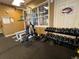 Community gym featuring weight machines and free weights at 3605 Conroy Rd # 535, Orlando, FL 32839