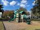 Community playground featuring a slide, climbing structures, and a secure play surface at 3605 Conroy Rd # 535, Orlando, FL 32839