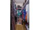 Walk-in closet with organized shelving and storage at 4830 Tellson Pl, Orlando, FL 32812