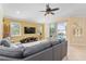 Bright living room with a view of the pool area at 4955 Ne 124Th Rd, Oxford, FL 34484