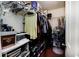 Walk-in closet with wire shelving and hanging racks for clothes and storage at 5200 Ne 20 St, Ocala, FL 34470