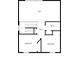 Upstairs floor plan including 2 bedrooms, a bathroom, a hallway and the loft area at 559 Juniper Springs Dr, Groveland, FL 34736