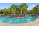 Enjoy a refreshing lazy river surrounded by swaying palm trees and lush landscaping at 7581 Oak Spring Ln, Davenport, FL 33837