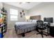 Neutral toned bedroom with window, and a plush mattress at 140 S Zuni Rd, St Cloud, FL 34771