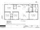 Floor plan of 3 bed 2 bath home at 17442 Eve Dr, Montverde, FL 34756