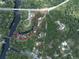 Beautiful aerial view of the property's lush landscape surrounded by greenery, creating privacy at 2886 N C 470, Lake Panasoffkee, FL 33538