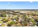 Aerial shot of the home situated among lush trees at 4723 Cr 306, Lake Panasoffkee, FL 33538