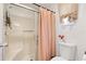 Bathroom showing glass shower stall at 520 Saint Andrews Blvd, The Villages, FL 32159