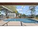 Relaxing screened-in pool with a large deck, perfect for summer fun at 909 Palm Forest Ln, Minneola, FL 34715