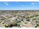 Extensive aerial shot of the community, highlighting the neighborhood's layout and residential landscape at 2116 Baldwin Run, The Villages, FL 32162