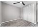 Bedroom with ceiling fan and closet at 2714 Vindale Rd, Tavares, FL 32778