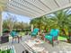 Relaxing patio area with comfortable seating, perfect for enjoying the outdoors and entertaining guests at 3654 Enterprise Dr, The Villages, FL 32163
