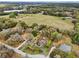Expansive aerial view showcasing the home's setting amidst a vast expanse of green landscape at 36816 Taylor Mill Rd, Fruitland Park, FL 34731