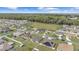 High-angle shot featuring well-kept properties and streets surrounded by lush landscapes at 4000 Se 98Th Pl, Belleview, FL 34420