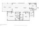 Detailed floorplan showcasing the layout of the home, including room dimensions and features at 731 Hernandez Dr, The Villages, FL 32159