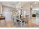 Welcoming dining area with a stylish chandelier and decor at 831 Zeek Ridge Ct, Clermont, FL 34715