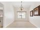 Bright dining room with tile floors, modern lighting, and neutral paint at 3176 Atwell Ave, The Villages, FL 32162