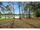 Wonderful view of the lake and trees from the wooded backyard that offers both beauty and seclusion at 31241 Benton Dr, Eustis, FL 32736