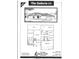 Detailed floor plan showing layout of The Galleria 3/2 model home at 9894 Se 138Th Loop, Summerfield, FL 34491