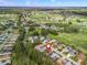 Drone shot of home in a golf community with mature trees and community amenities nearby at 17728 Se 115Th Ct, Summerfield, FL 34491
