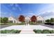 Rendering of a community center with attractive landscaping and pedestrian walkway at 2289 Mystic Maze Ln, Minneola, FL 34715