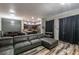 Comfortable living room area flows into an updated kitchen for easy entertaining at 384 Coral Beach Cir, Casselberry, FL 32707