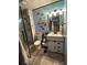 Updated bathroom featuring modern vanity, shower, and decor at 43648 S Island Dr, Paisley, FL 32767