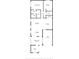 Real estate listing floor plan showing the dimensions of the house at 7163 Jerry Ave, The Villages, FL 34762