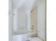 Bathroom featuring a bathtub, shower, and toilet at 1009 Royal Oak Blvd, Leesburg, FL 34748