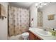 Cozy bathroom with a shower and bathtub combination, and decorative accents at 109 Pecan Pass, Ocala, FL 34472