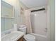 Cozy bathroom featuring a shower over tub at 1501 W Schwartz Blvd, Lady Lake, FL 32159