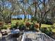 Beautiful backyard featuring lush landscaping with mature trees at 17561 Seidner Rd, Winter Garden, FL 34787