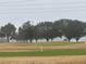 Panoramic view of the community golf course with mature trees and manicured greens at 313 Westwood Dr, Leesburg, FL 34748