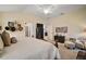 Spacious main bedroom featuring a ceiling fan at 3426 Boardroom Trl, The Villages, FL 32163