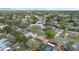 A wide aerial shot displays a residential neighborhood filled with numerous mature trees at 516 Spring Oaks Blvd, Altamonte Springs, FL 32714