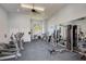 Bright fitness center equipped with modern cardio machines, weight training equipment, and mirrors at 909 Egrets Landing Way, Groveland, FL 34736