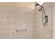 This bathroom features a tiled shower with a dual shower head and a convenient built-in niche at 1367 Honea Path, The Villages, FL 32162