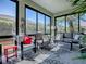 Patio with lounge seating and views of the backyard at 17694 Se 88Th Covington Cir, The Villages, FL 32162