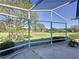 Screened-in lanai overlooking the golf course, offering stunning views and ample natural light at 2065 Braxton St, Clermont, FL 34711