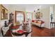 Comfortable living room with stylish furniture and large windows at 2471 Holly Berry Cir, Clermont, FL 34711